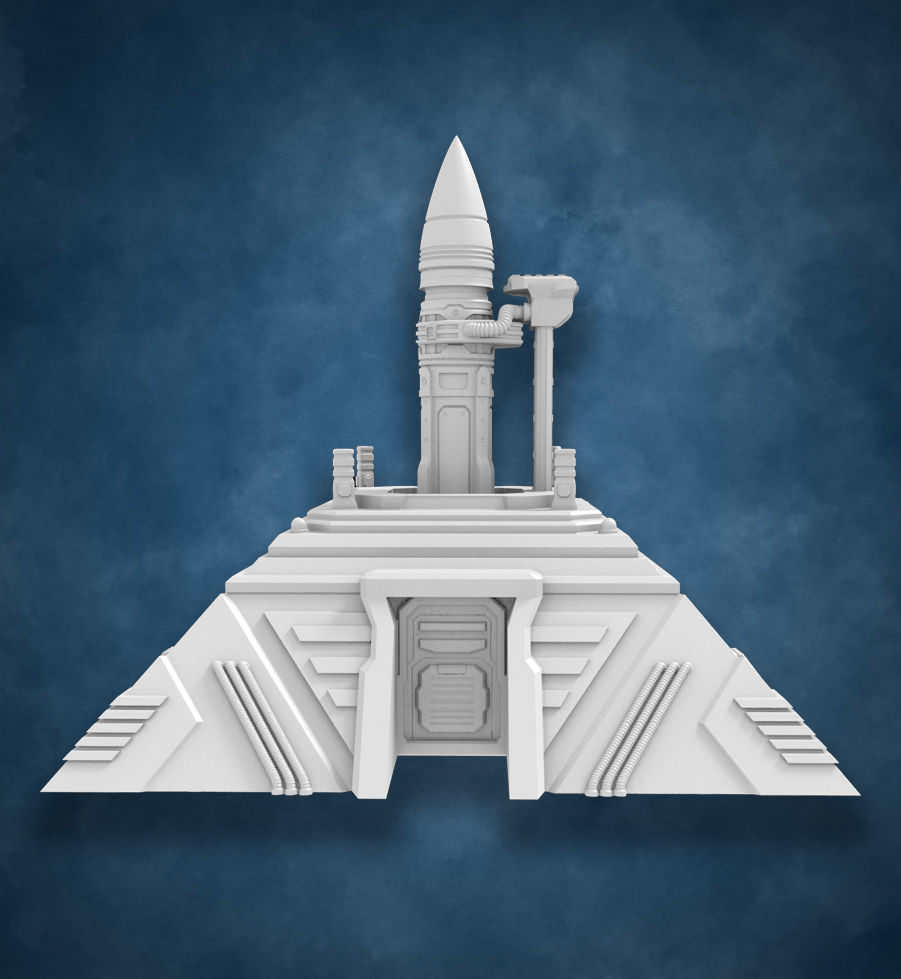 MISSILE STATION 3D print model_4