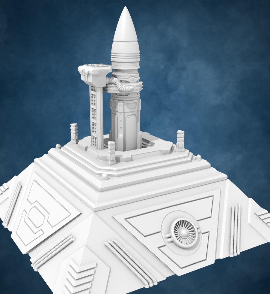 MISSILE STATION 3D print model_2
