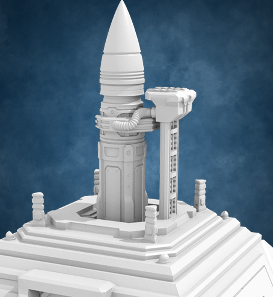 MISSILE STATION 3D print model_3