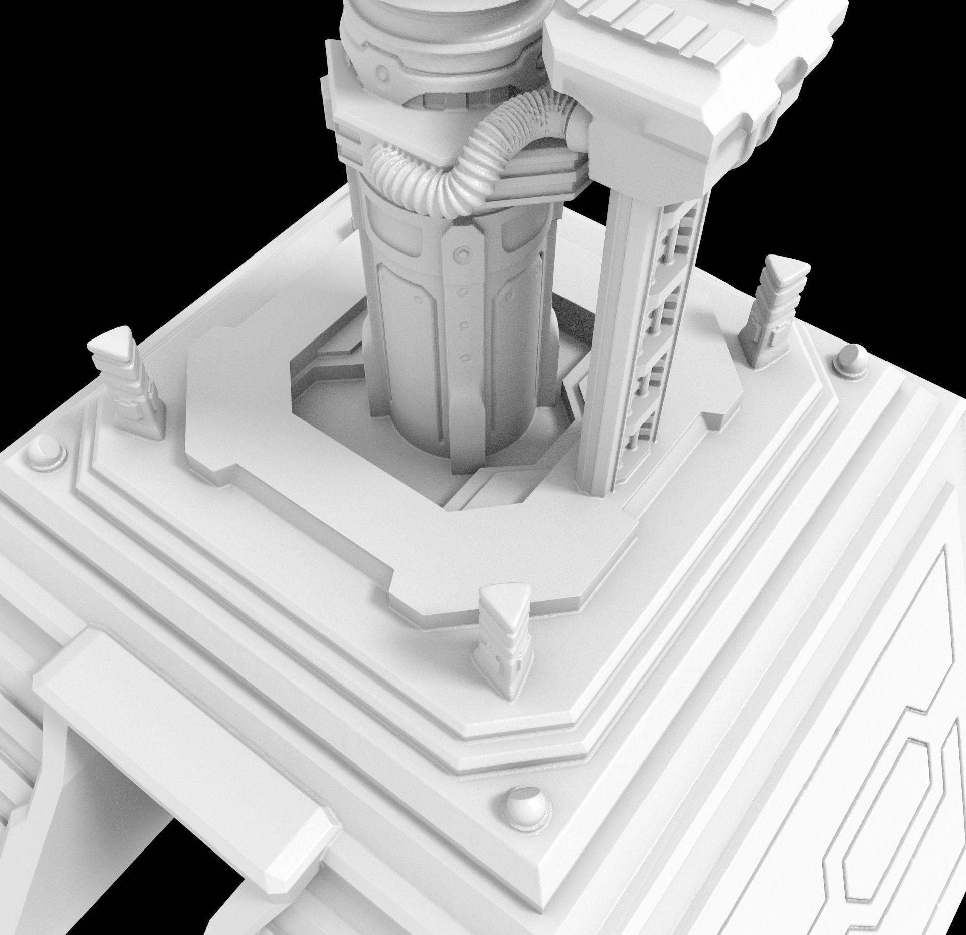MISSILE STATION 3D print model_17