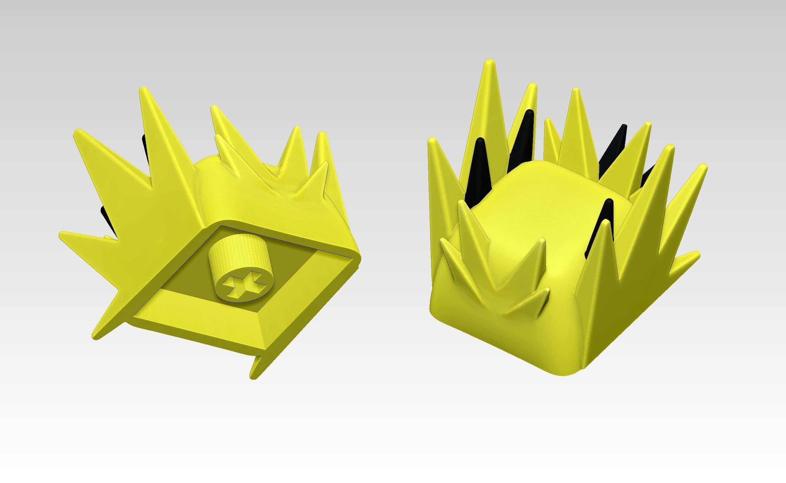 Legendaries VOL I - Pokemon keycap - articuno moltres zapdos -  3D print model_10