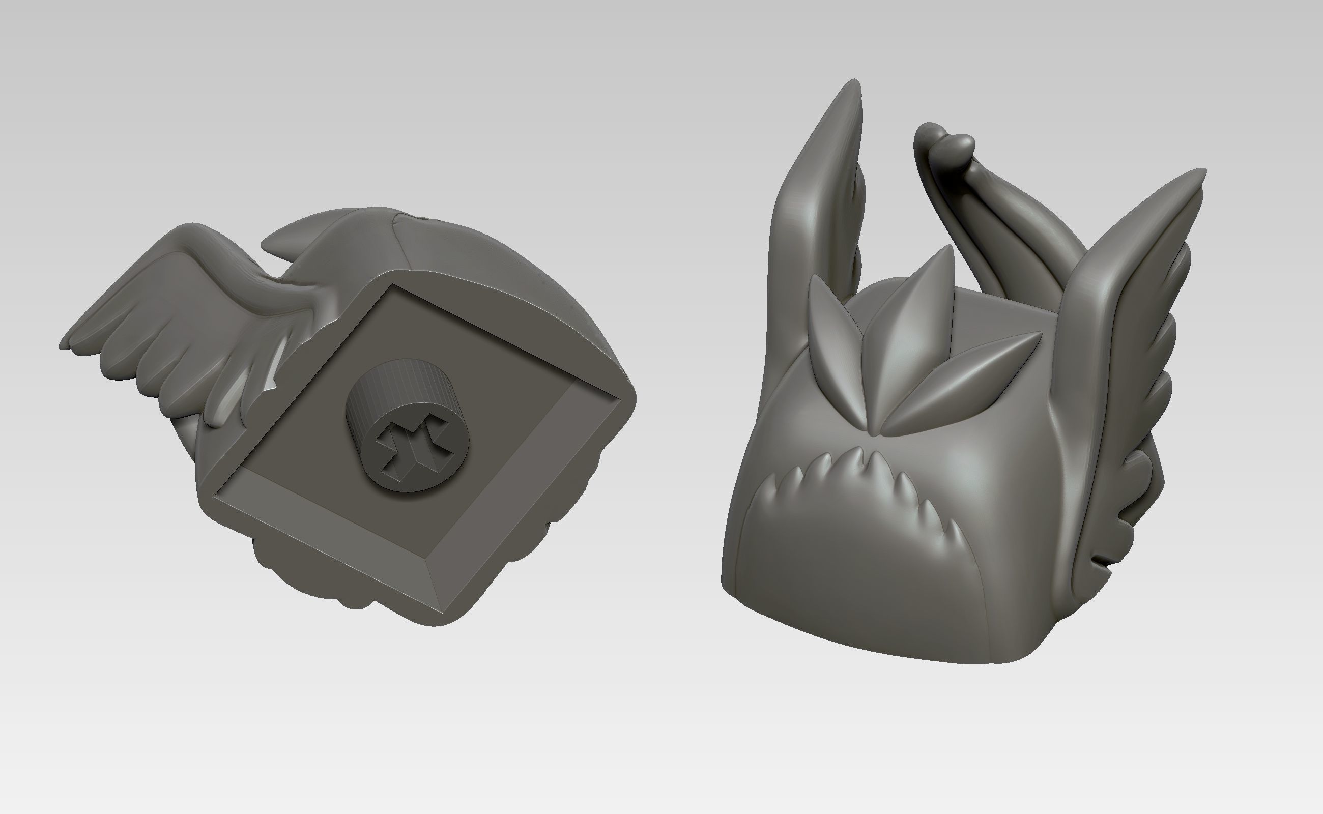 Legendaries VOL I - Pokemon keycap - articuno moltres zapdos -  3D print model_11