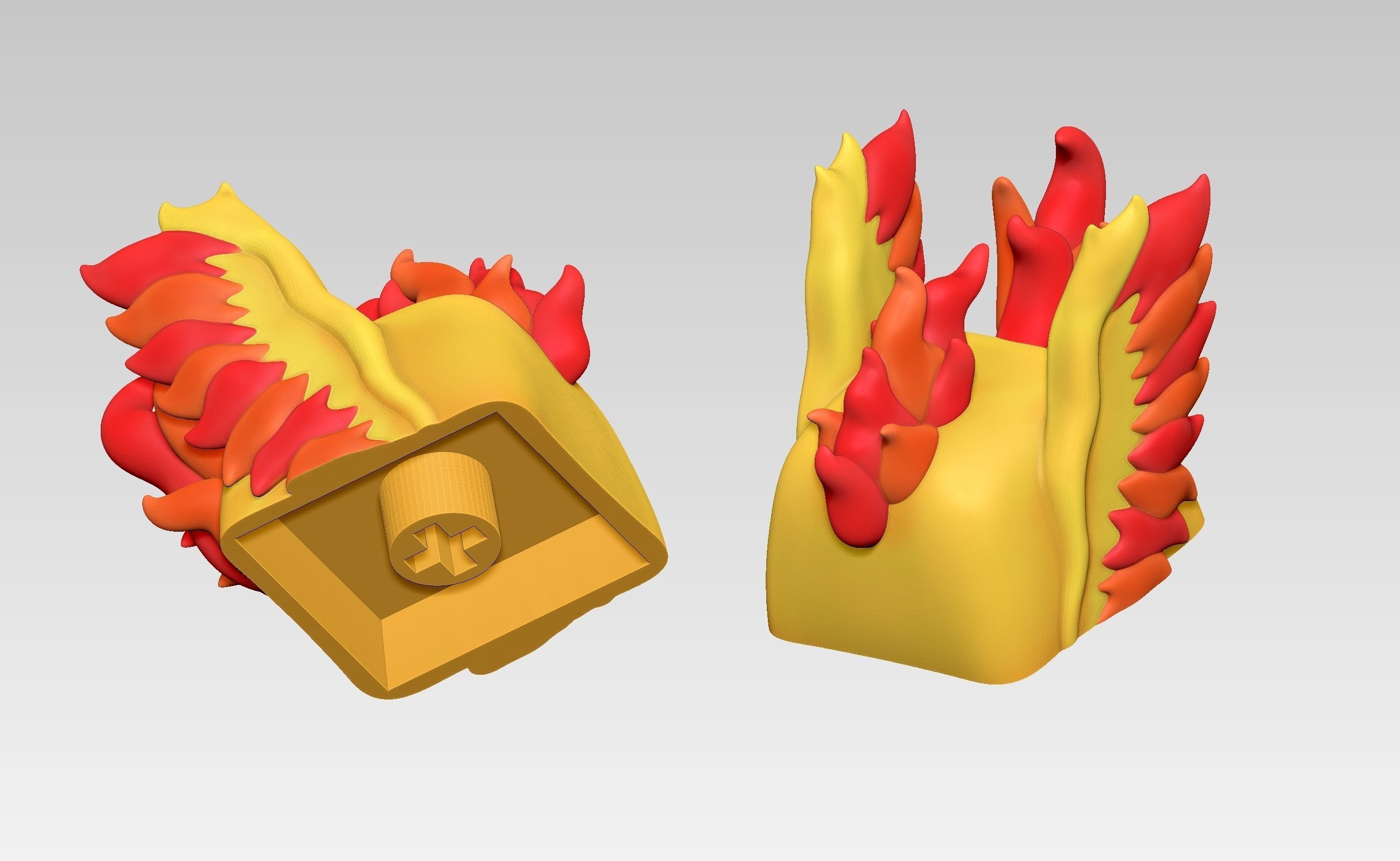 Legendaries VOL I - Pokemon keycap - articuno moltres zapdos -  3D print model_9