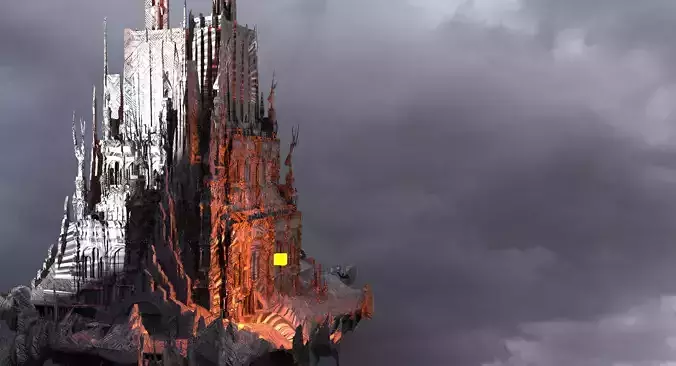 Hellgate London style architecture 3D model