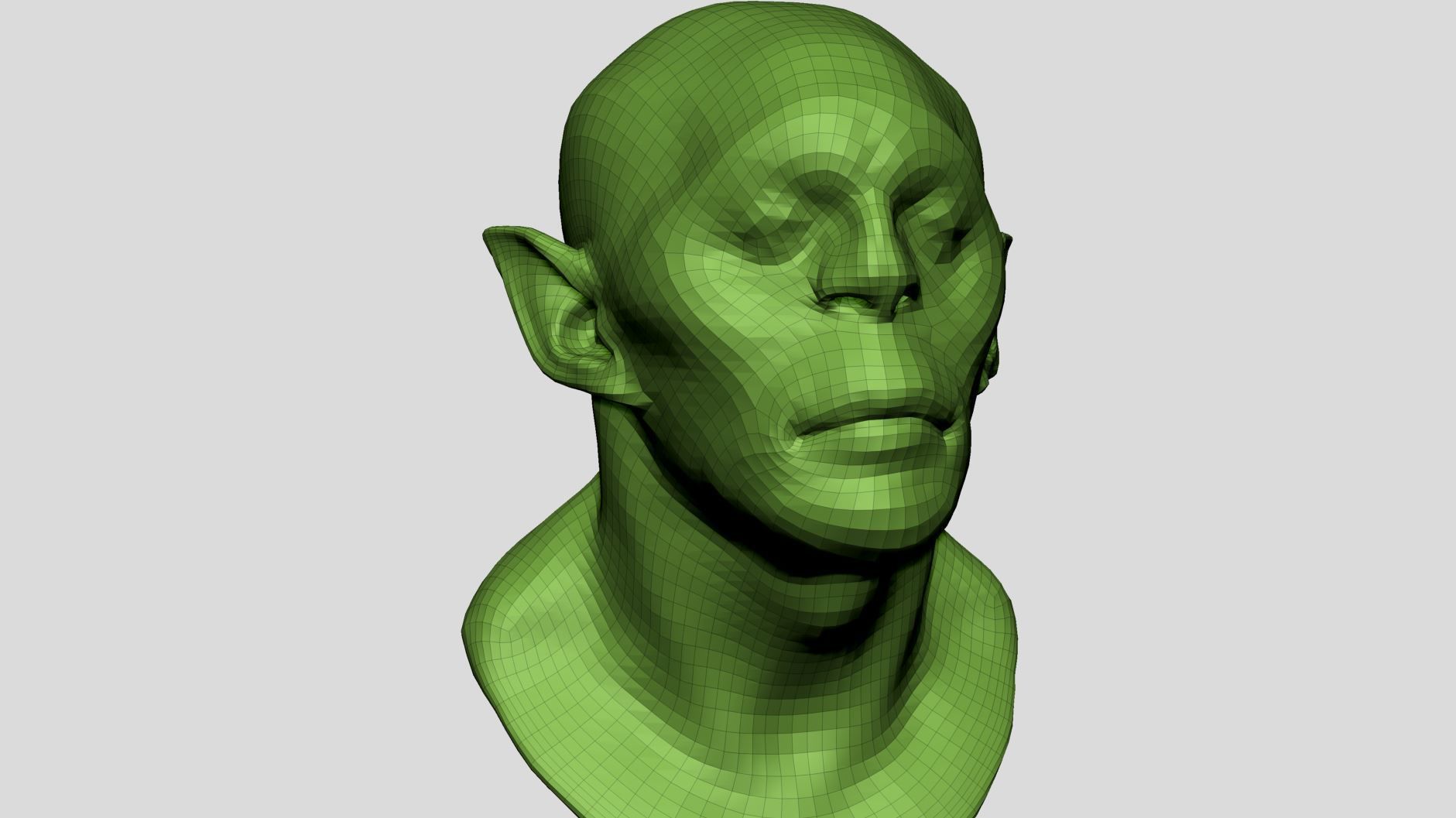 Creature Head v23 3D model_11