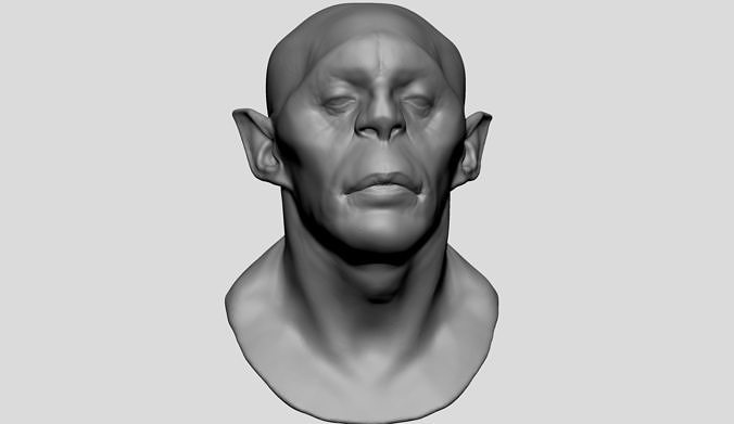 Creature Head v23 3D model