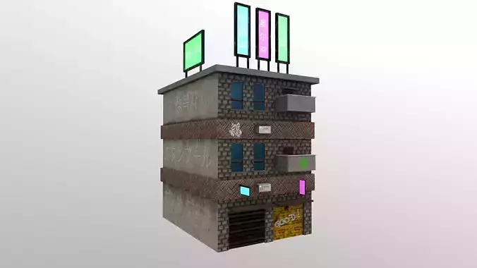 Cyberpunk City - Building 29