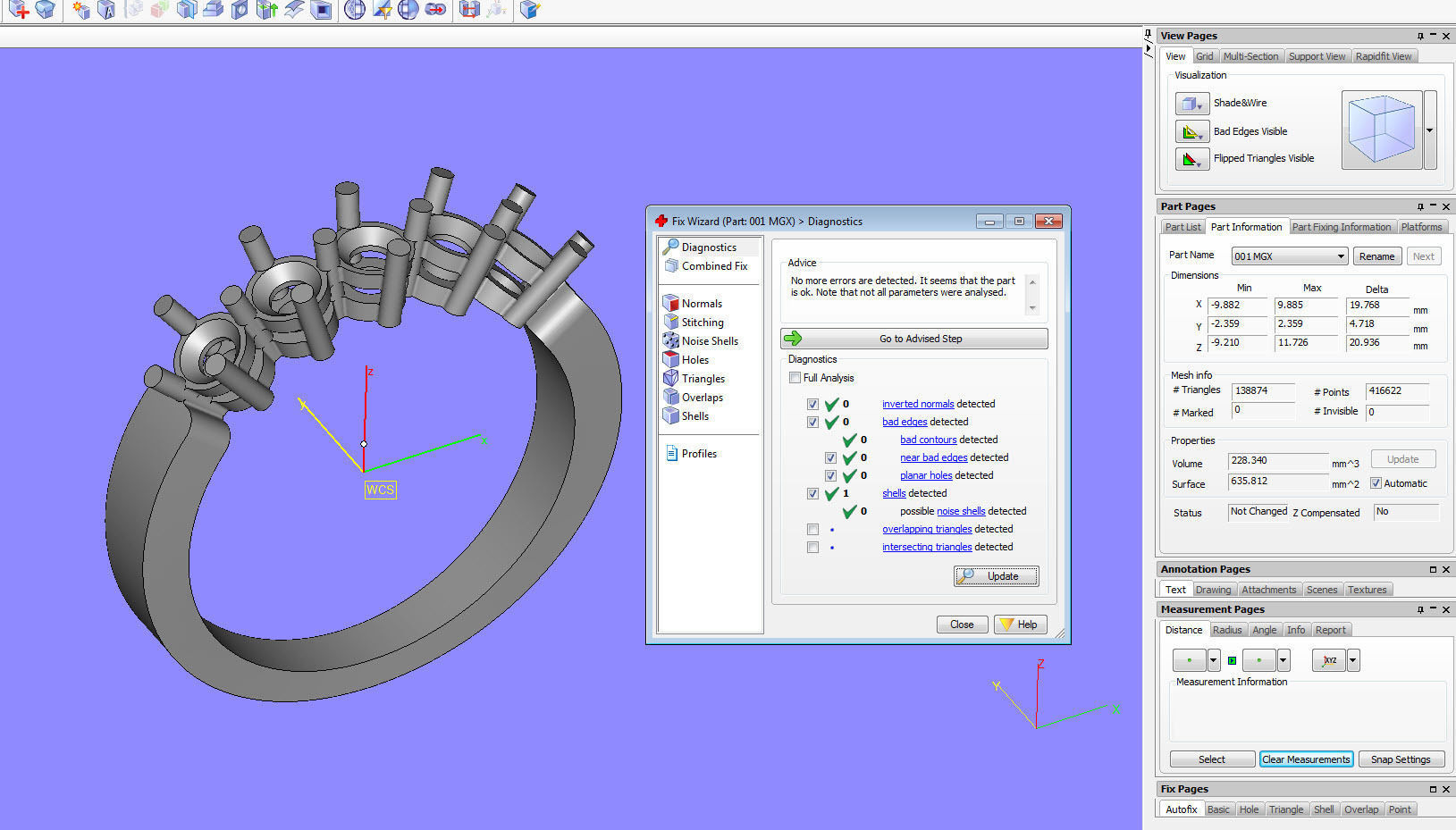 diamond ring 3D print model_8