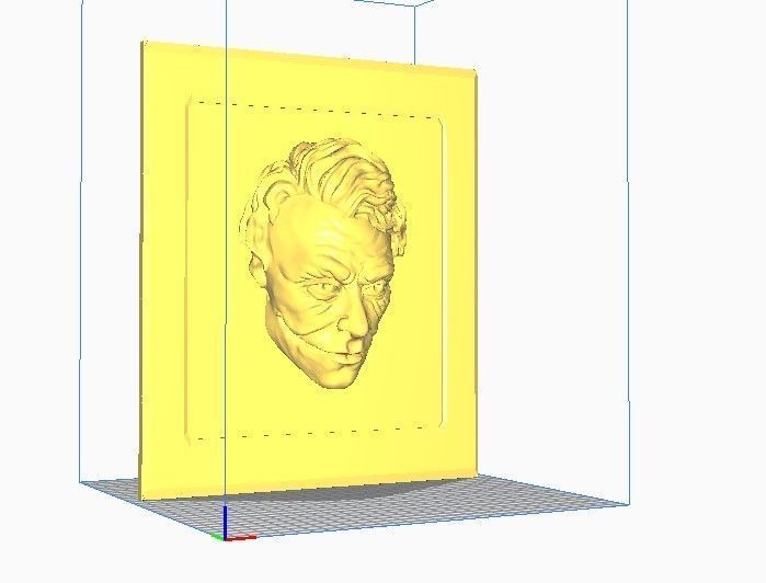 JOKER FACE 3D PAINTING 3D print model_2