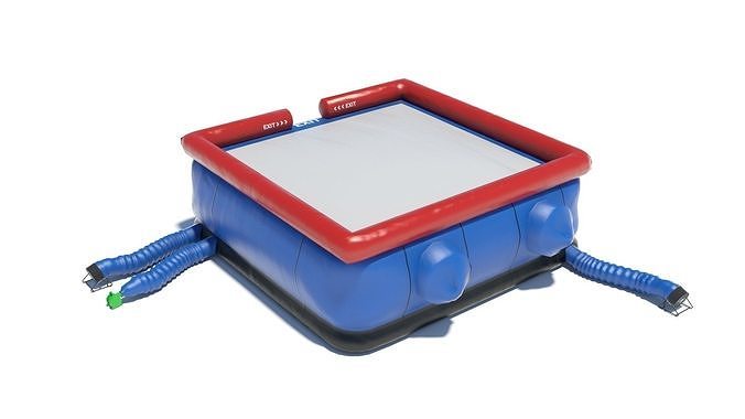 Inflatable Jumping Big Air Bag Low-poly 3D model