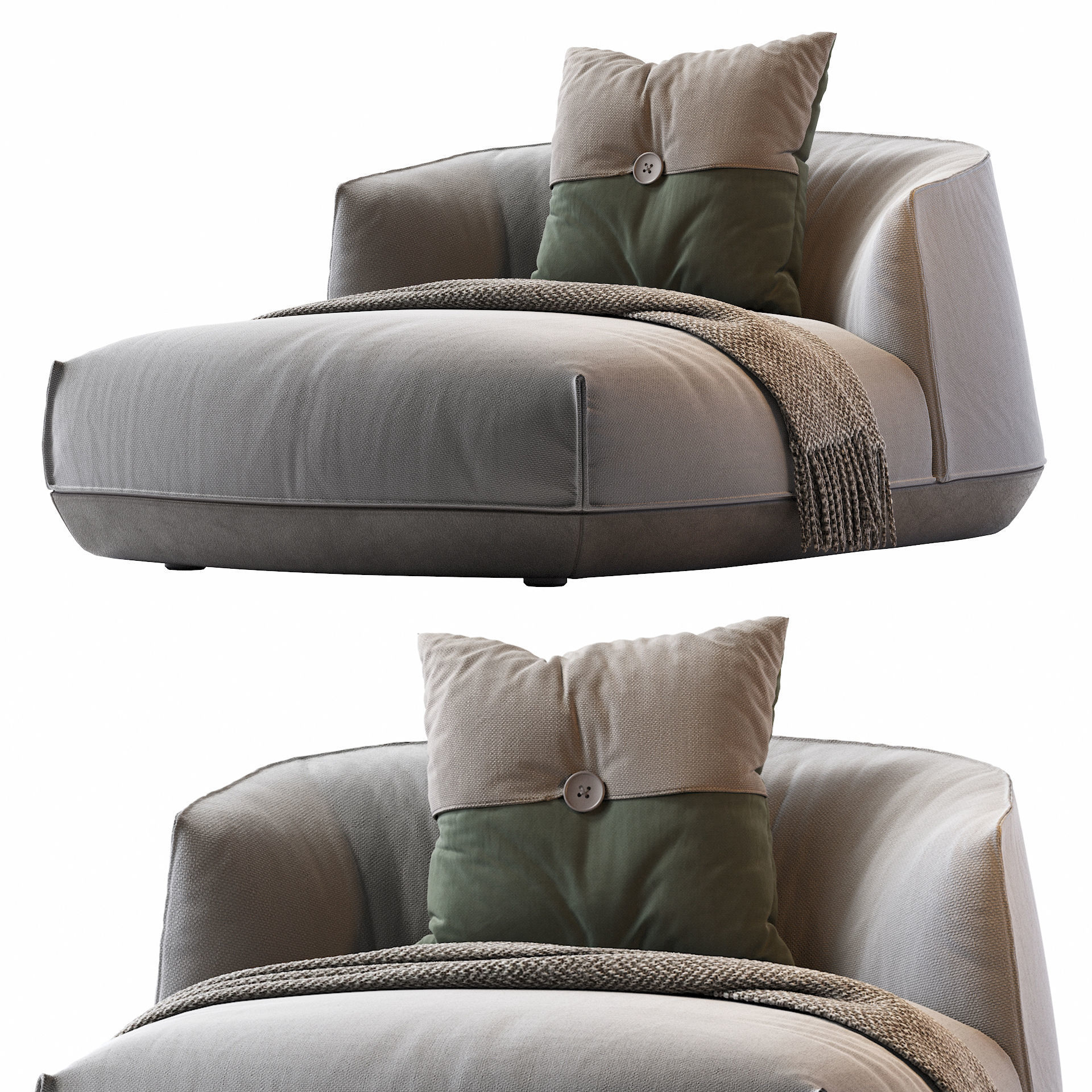 Brioni daybed 3D model_37