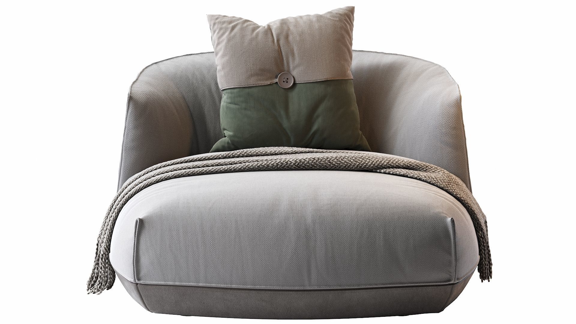 Brioni daybed 3D model_9