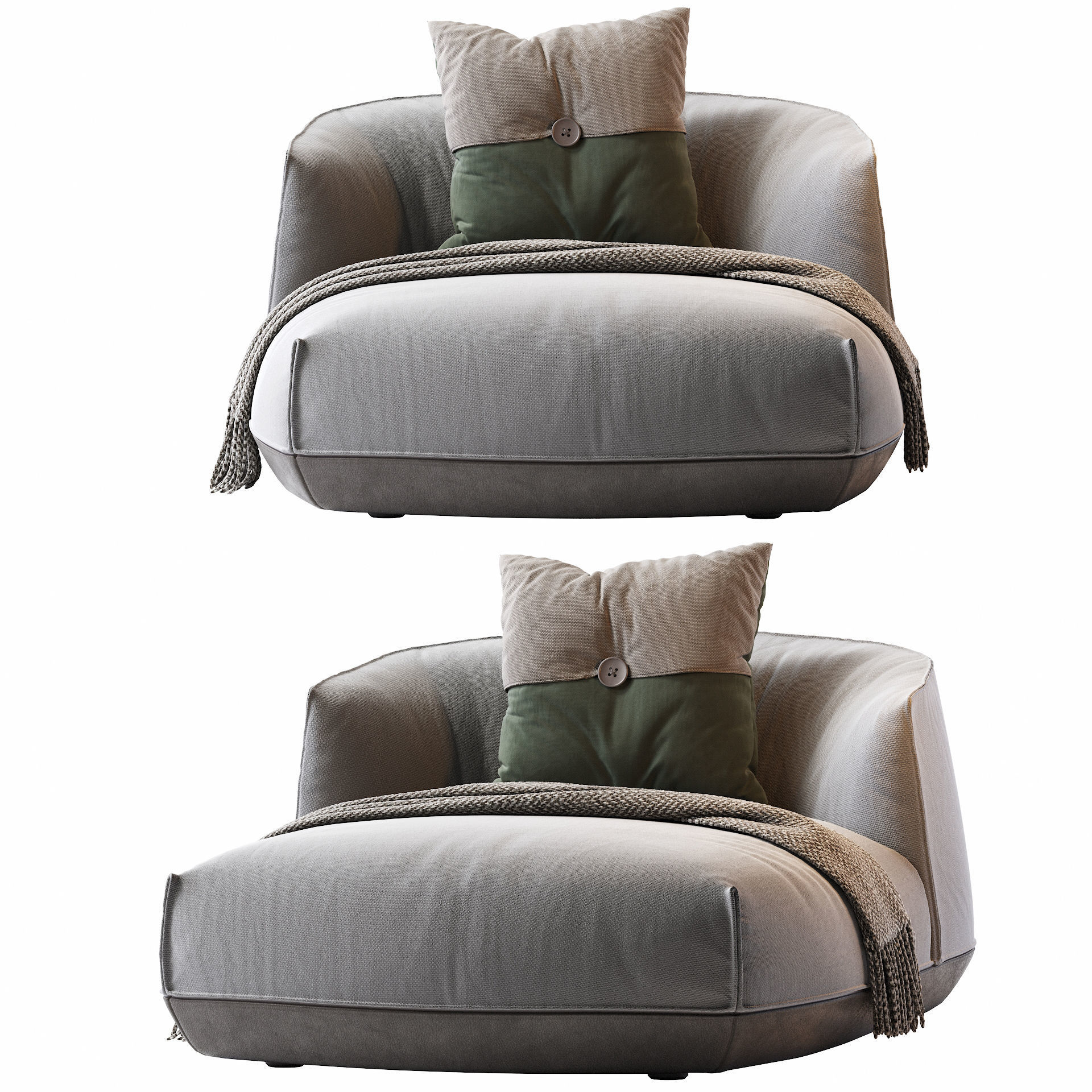Brioni daybed 3D model_34