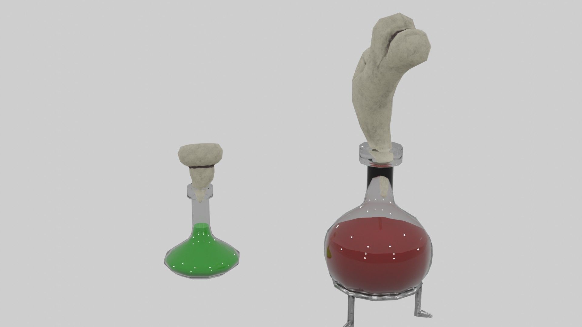 Witch Potions Low-poly 3D model_13