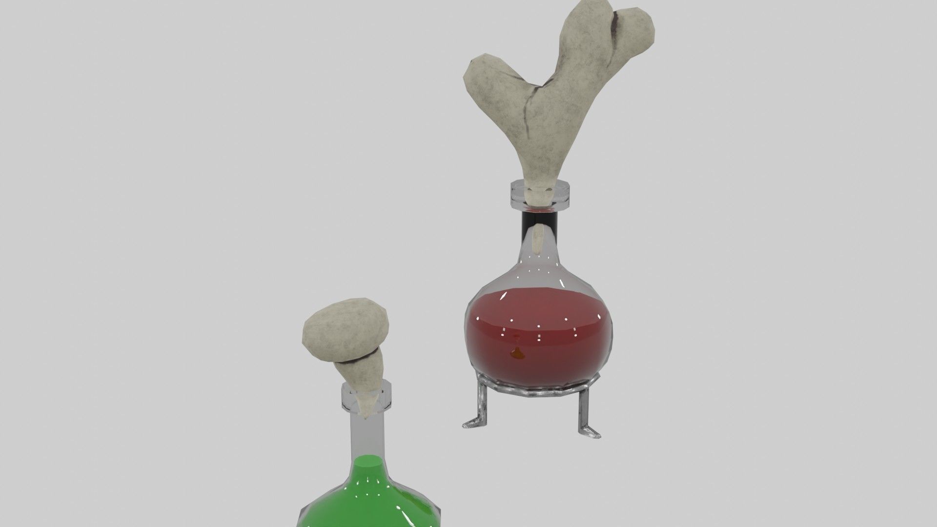 Witch Potions Low-poly 3D model_19