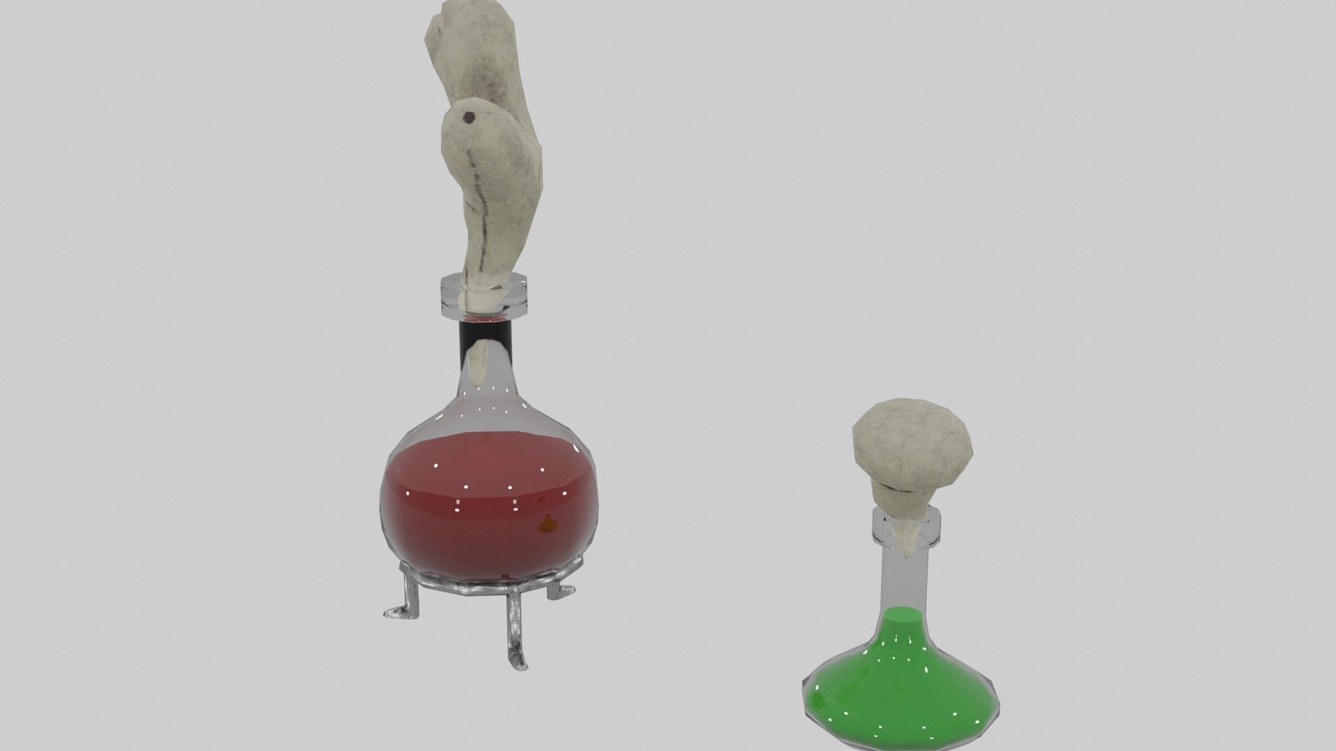 Witch Potions Low-poly 3D model_25
