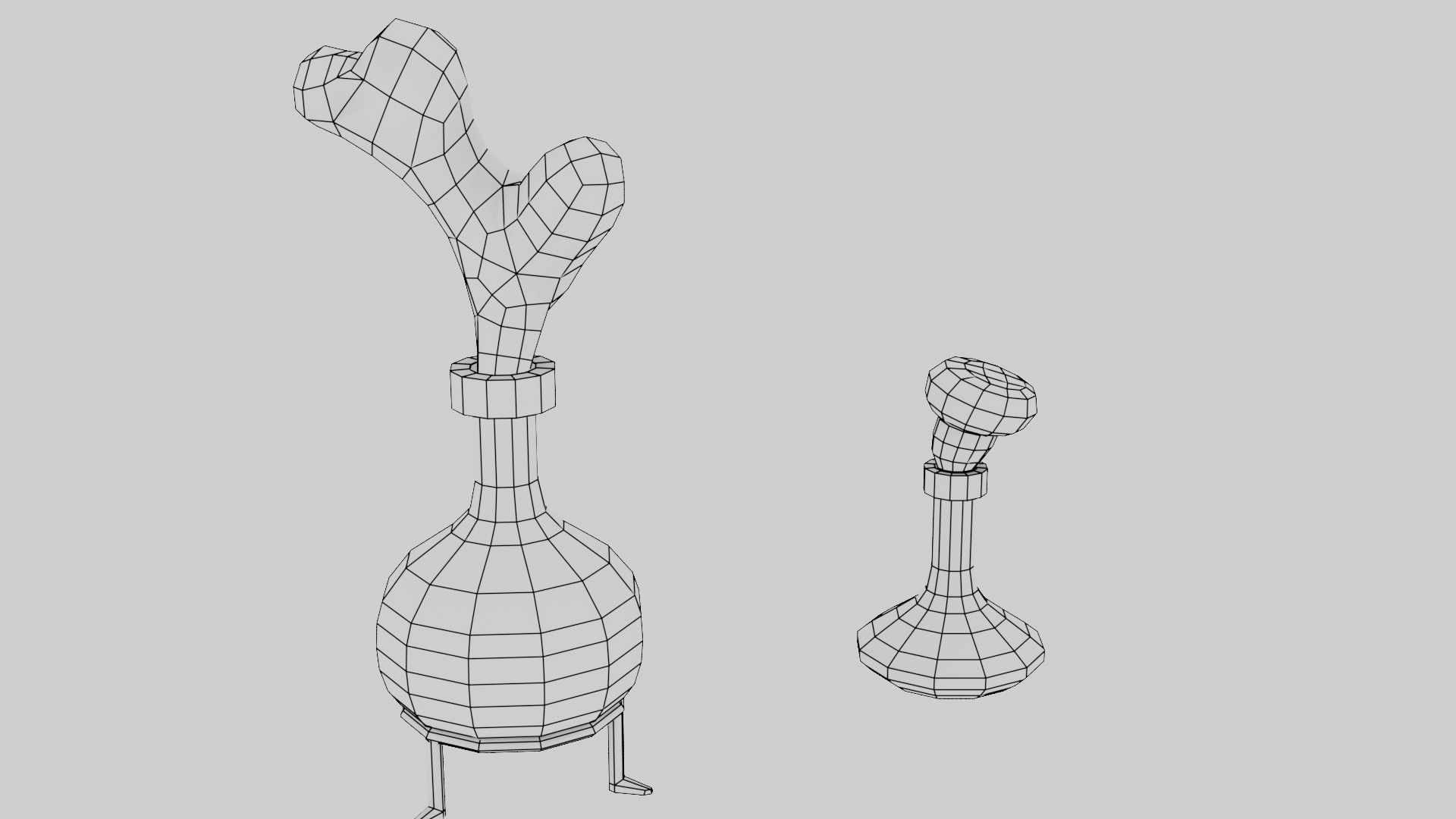 Witch Potions Low-poly 3D model_6