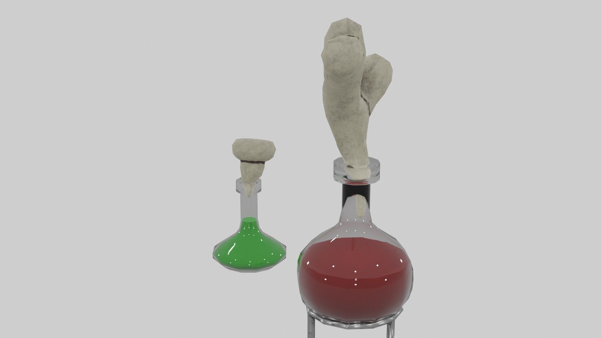 Witch Potions Low-poly 3D model_11
