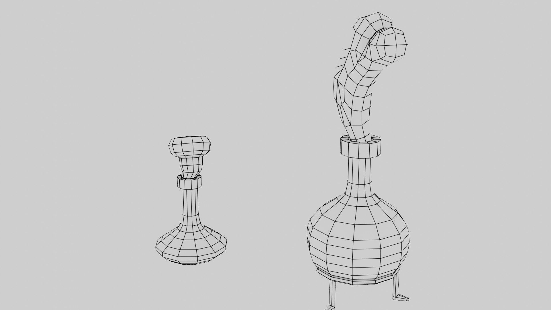 Witch Potions Low-poly 3D model_14