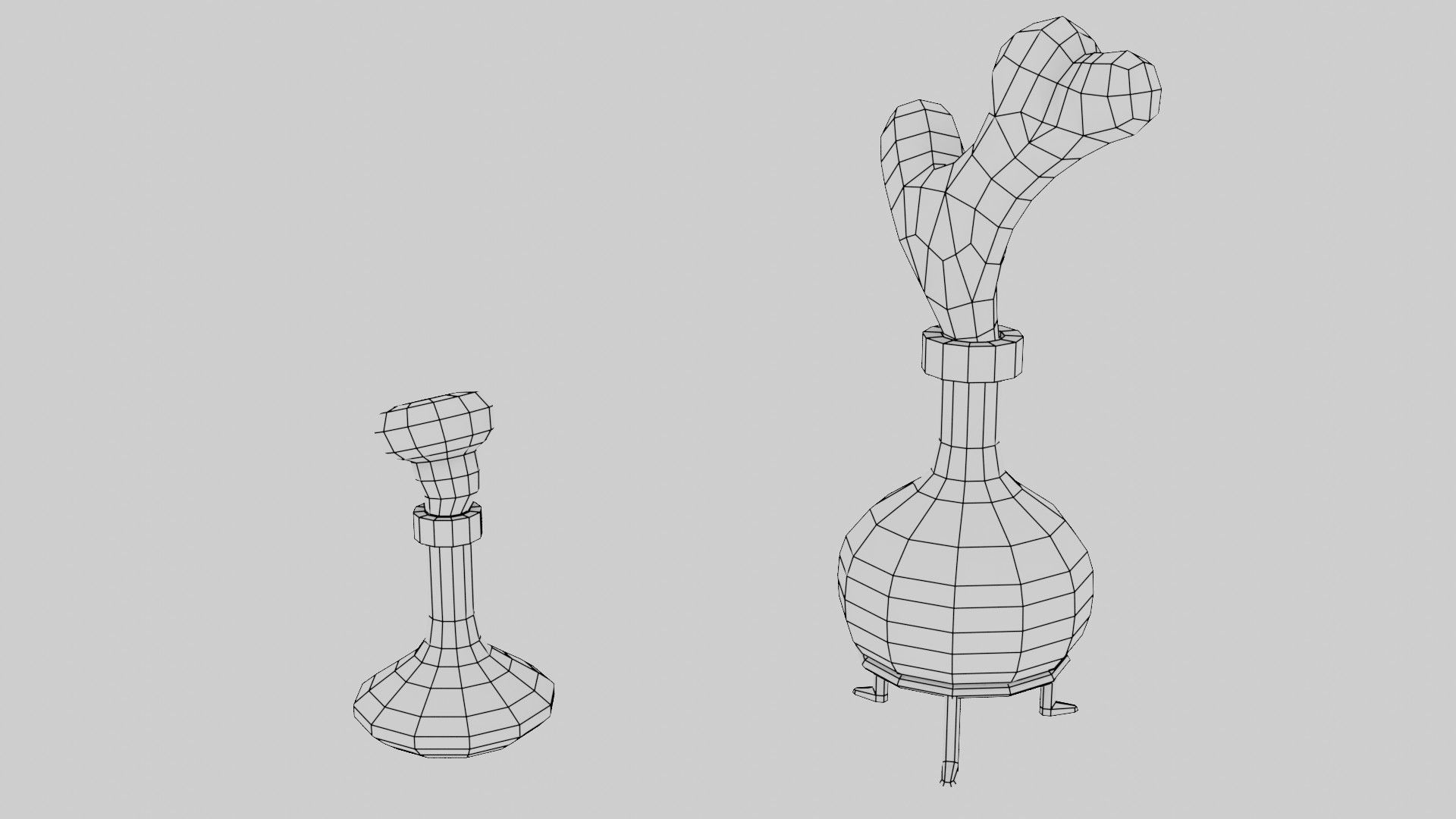 Witch Potions Low-poly 3D model_16