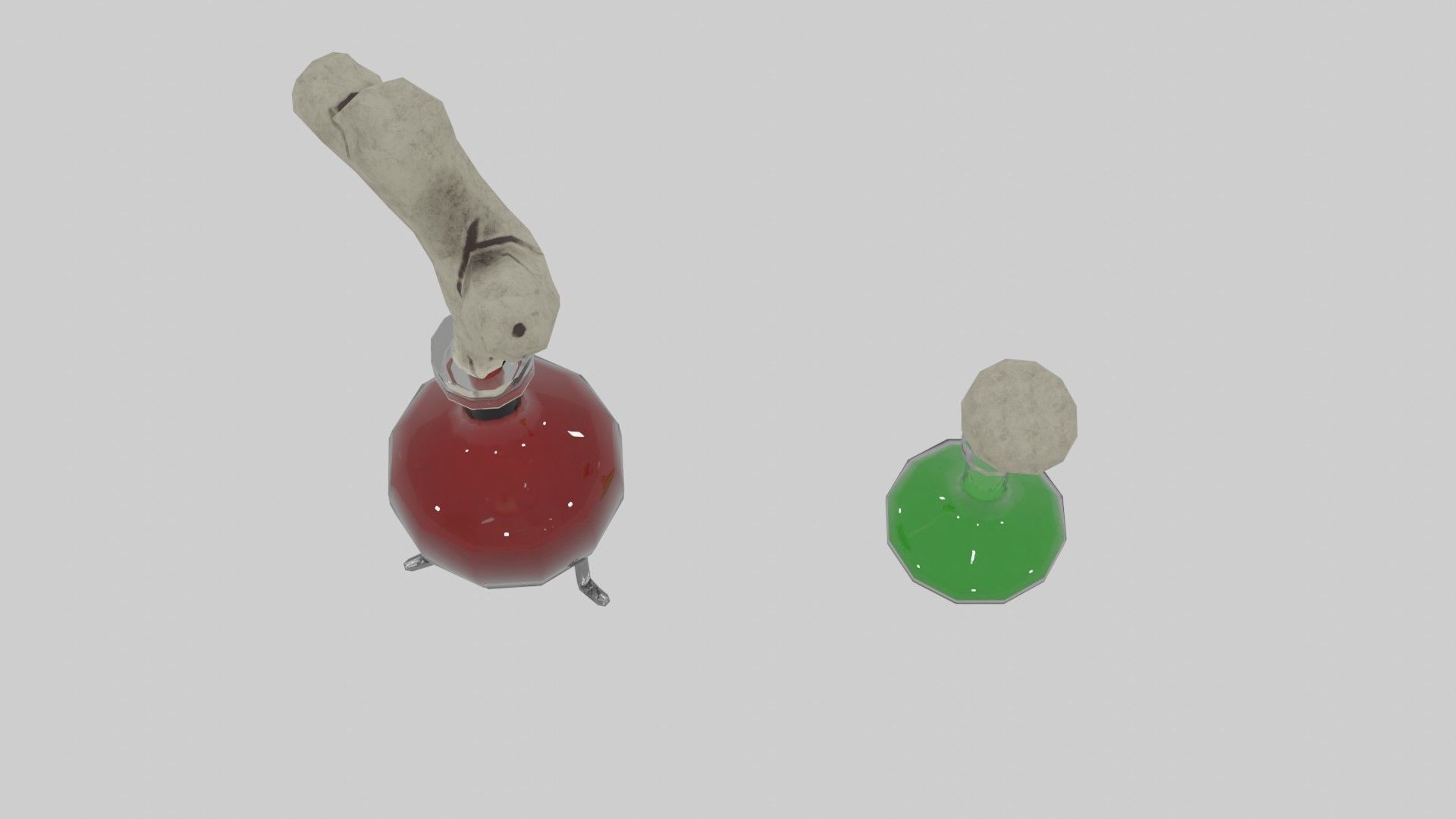 Witch Potions Low-poly 3D model_29