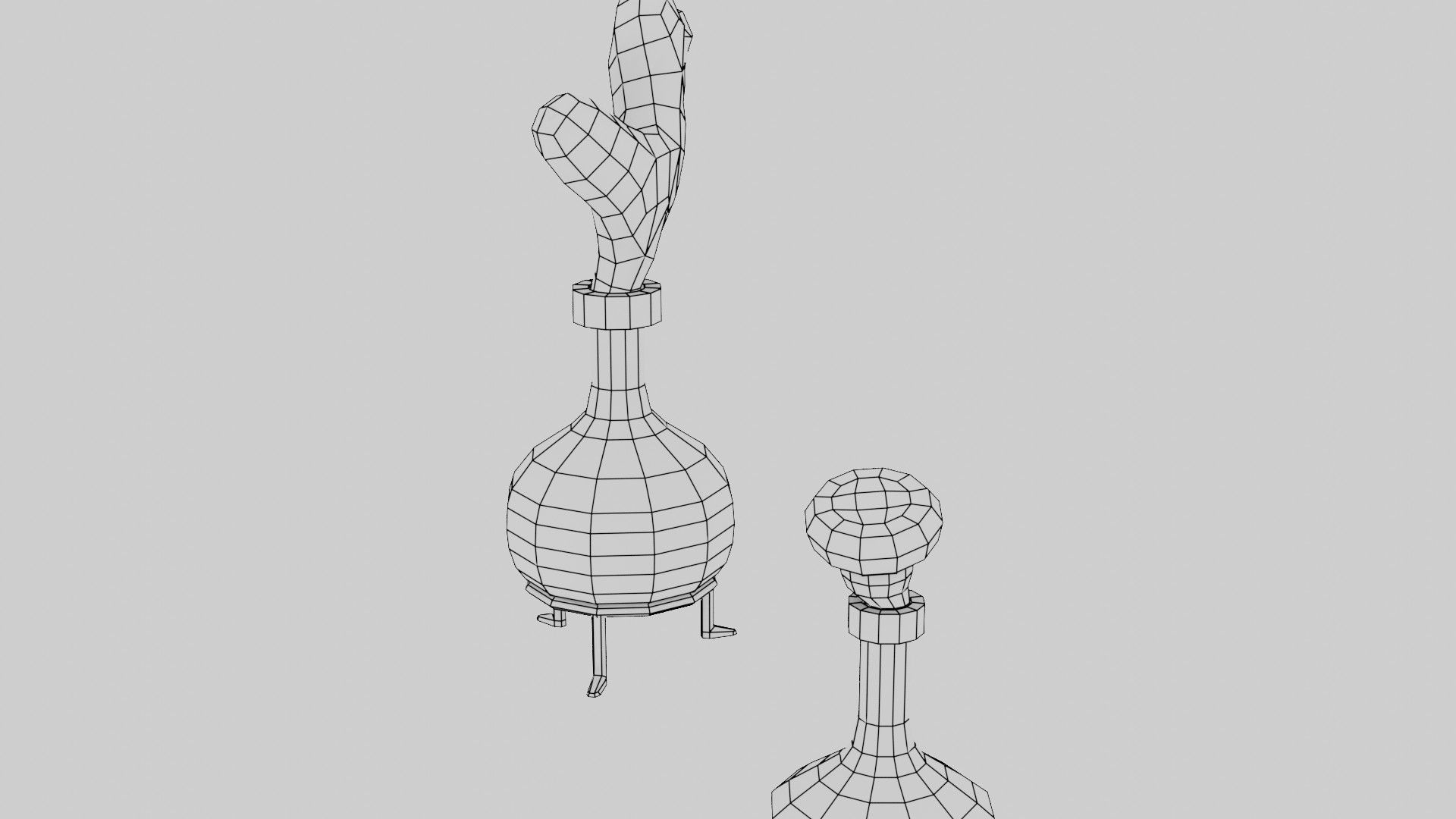 Witch Potions Low-poly 3D model_24