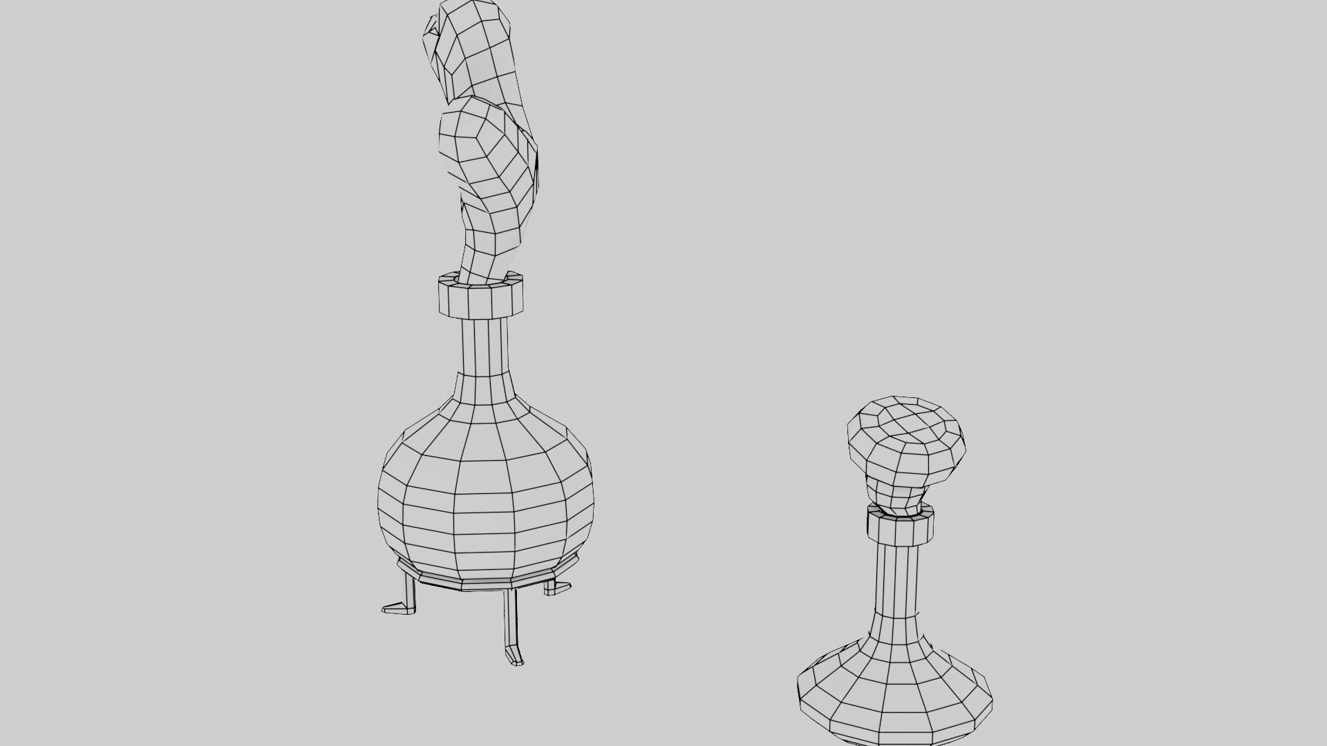 Witch Potions Low-poly 3D model_26