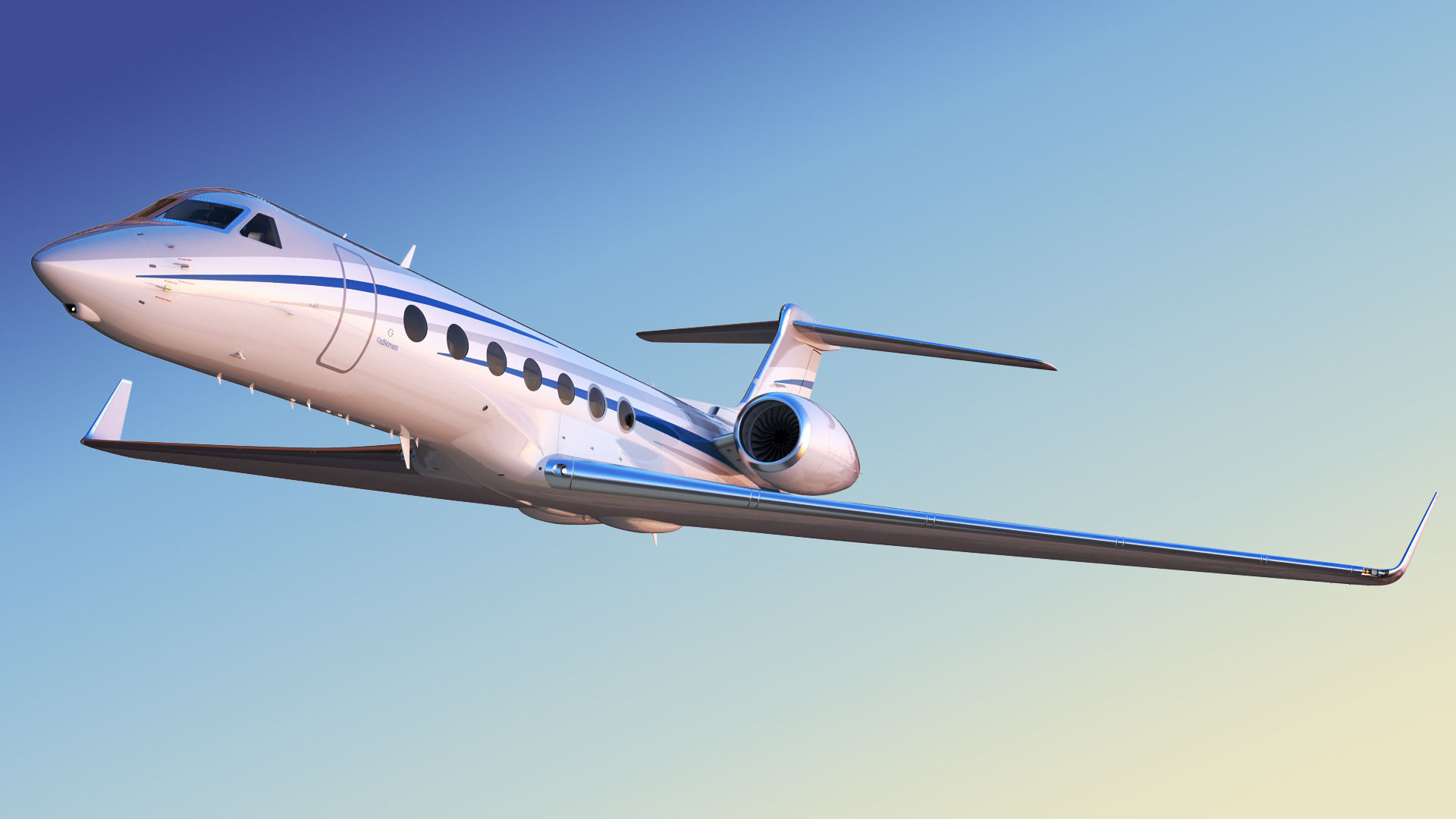 Gulfstream G550 Business Jet 3D model_28