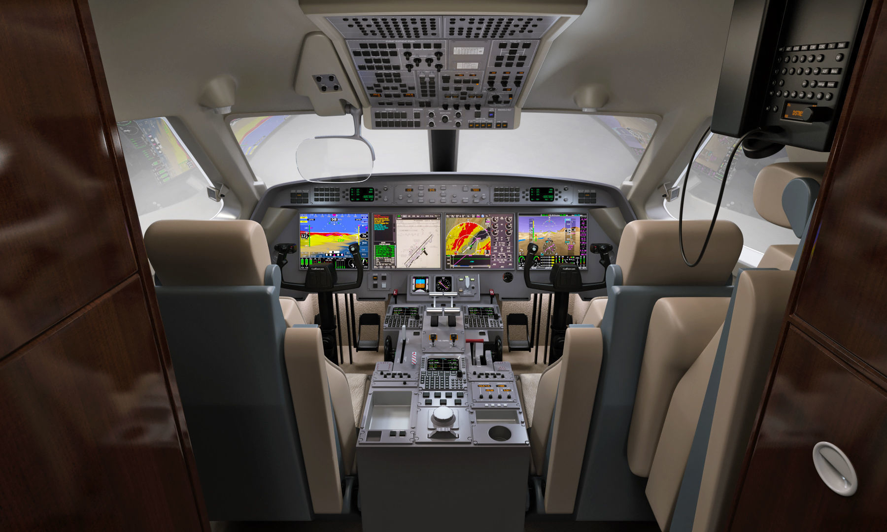 Gulfstream G550 Business Jet 3D model_42