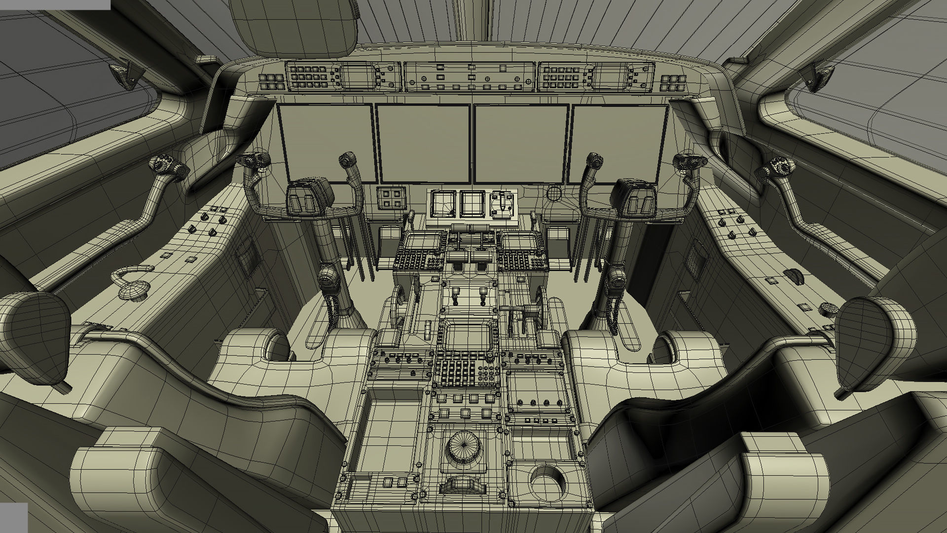 Gulfstream G550 Business Jet 3D model_59
