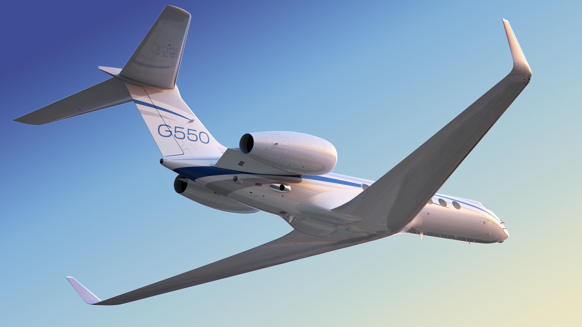 Gulfstream G550 Business Jet 3D model_37
