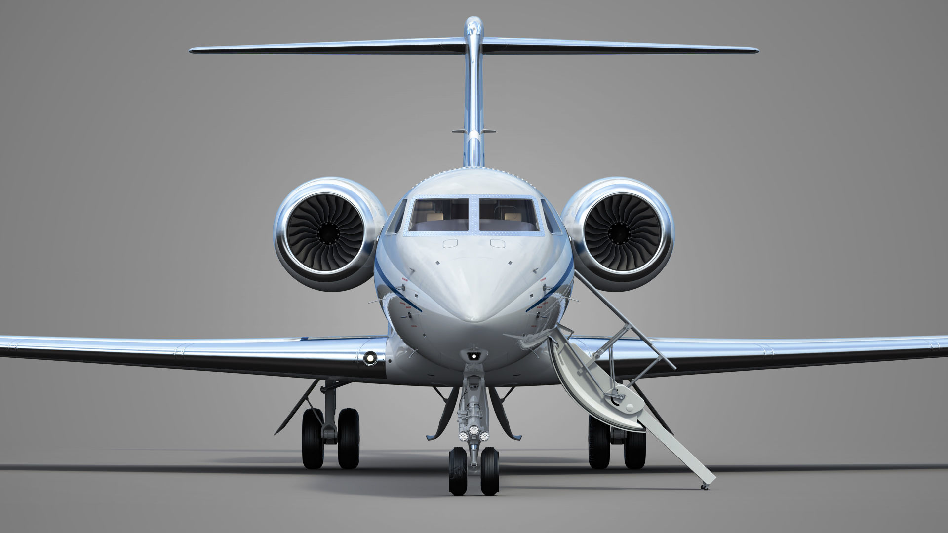 Gulfstream G550 Business Jet 3D model_22