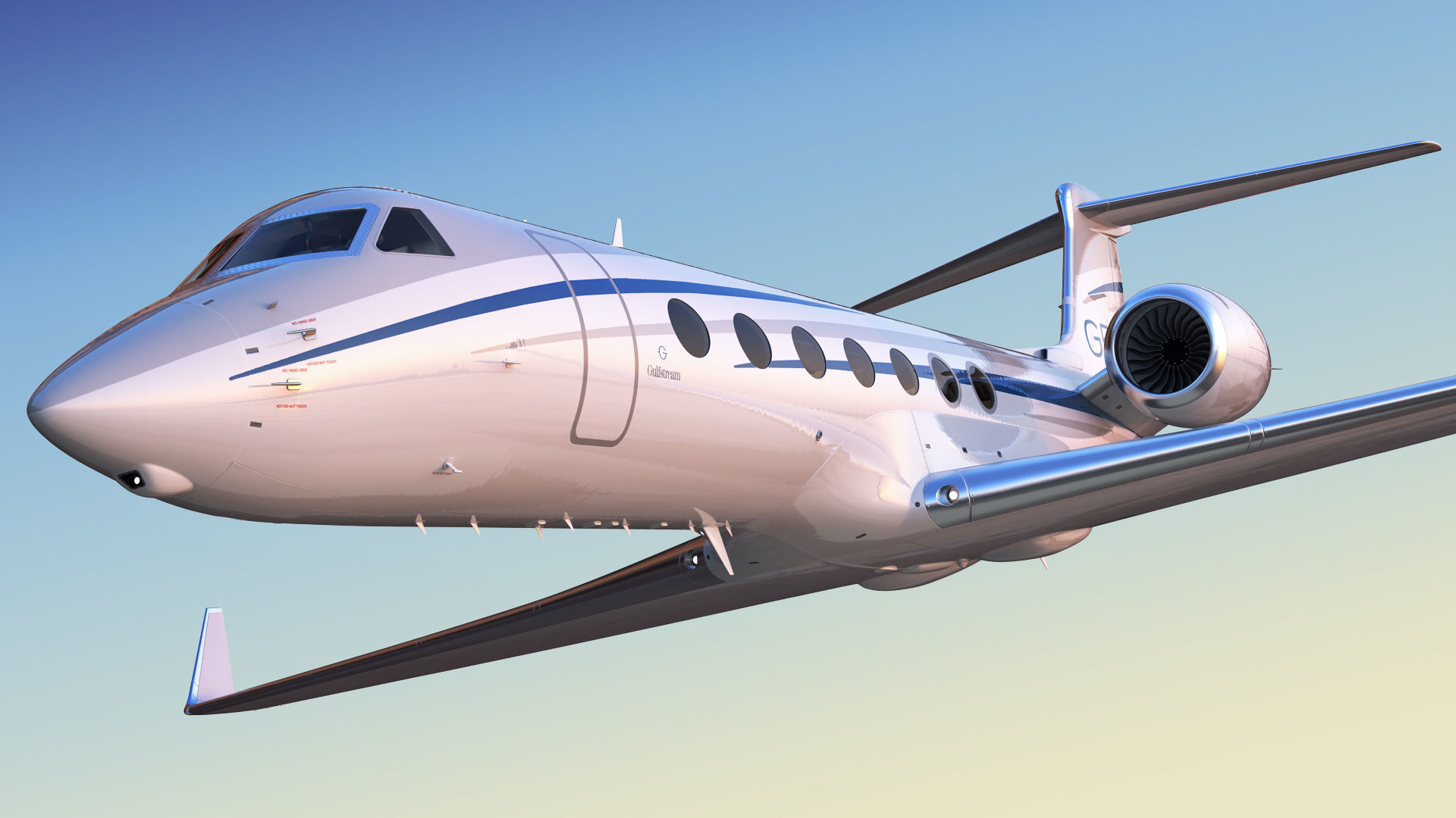 Gulfstream G550 Business Jet 3D model_33