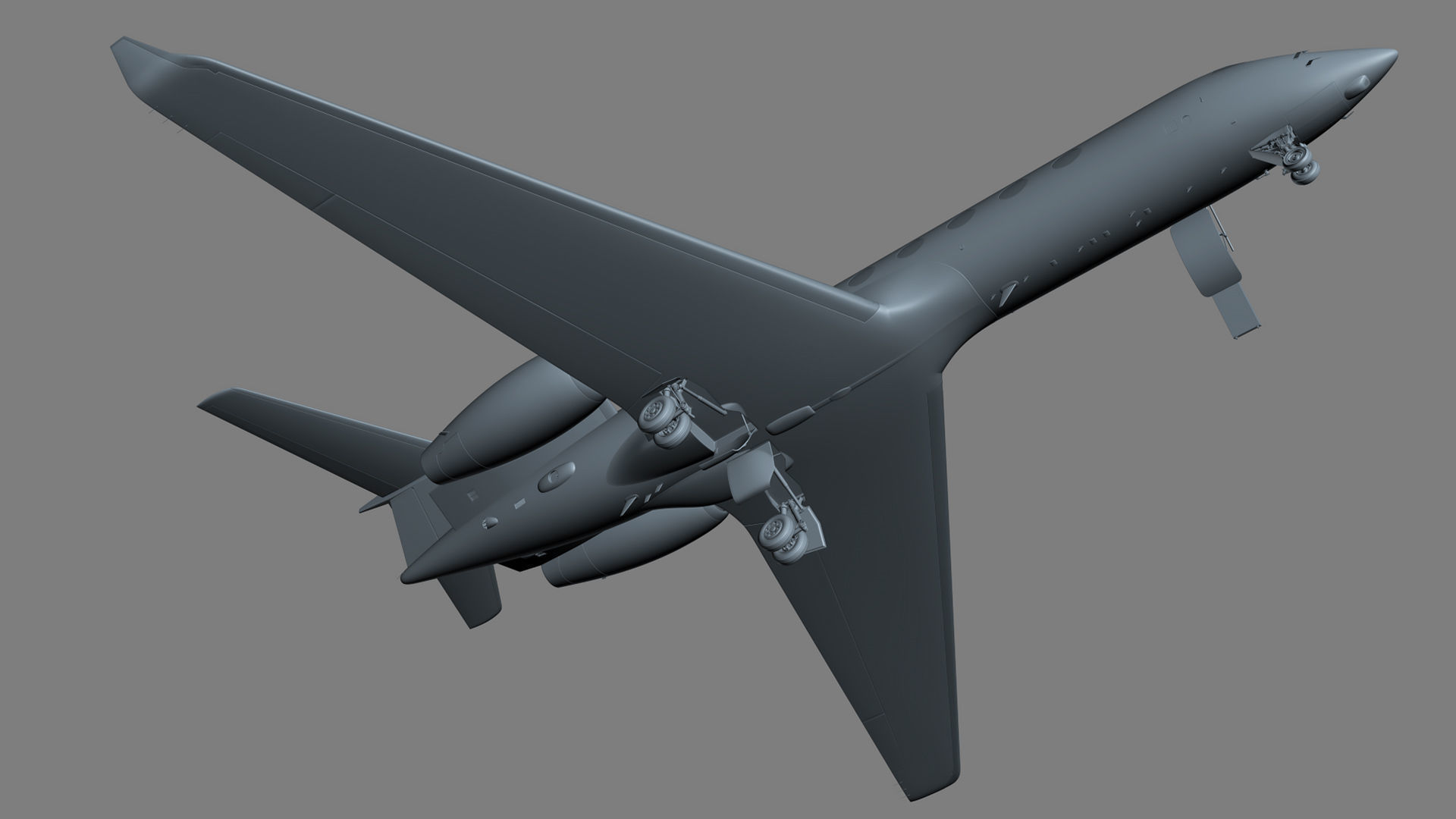 Gulfstream G550 Business Jet 3D model_48