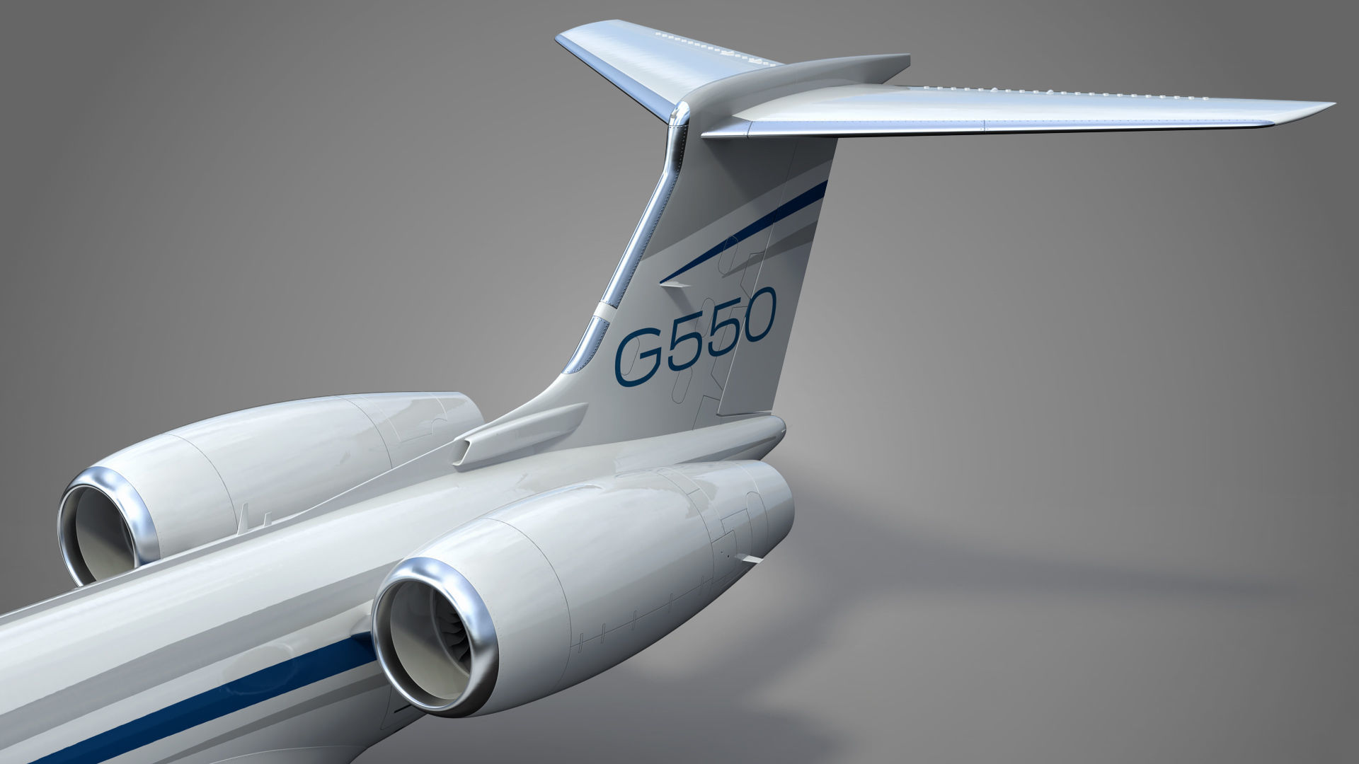 Gulfstream G550 Business Jet 3D model_16