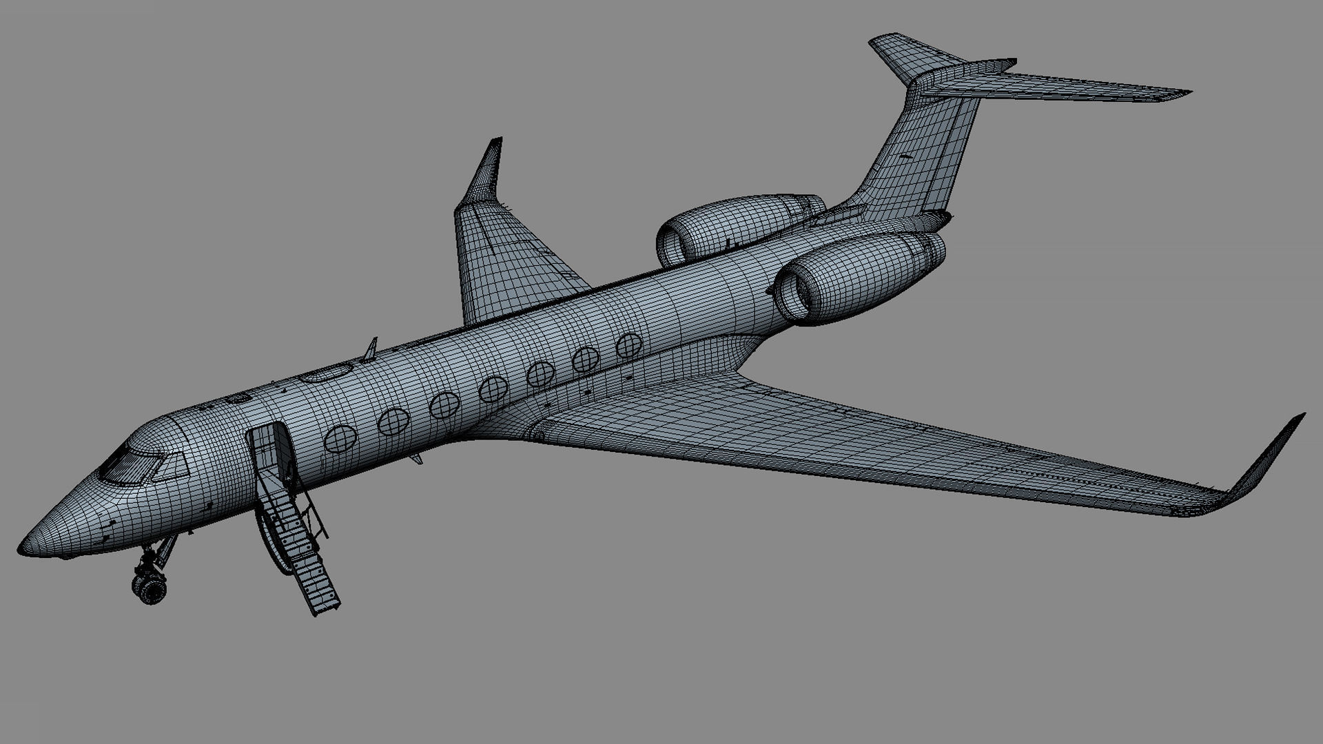 Gulfstream G550 Business Jet 3D model_47