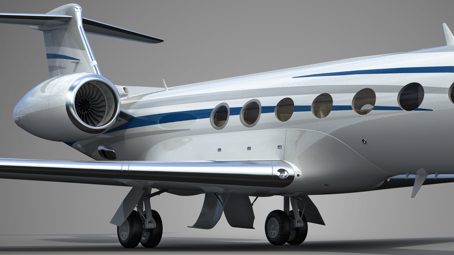 Gulfstream G550 Business Jet 3D model_27