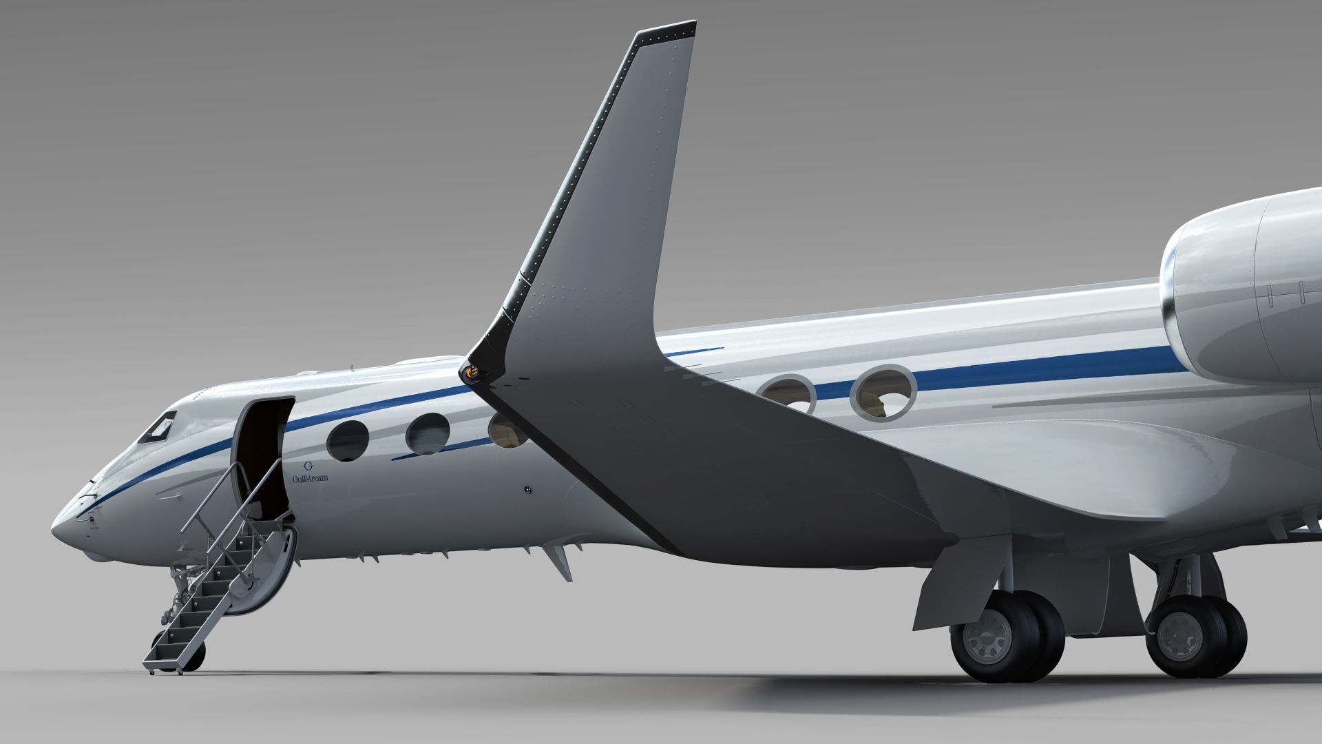Gulfstream G550 Business Jet 3D model_20
