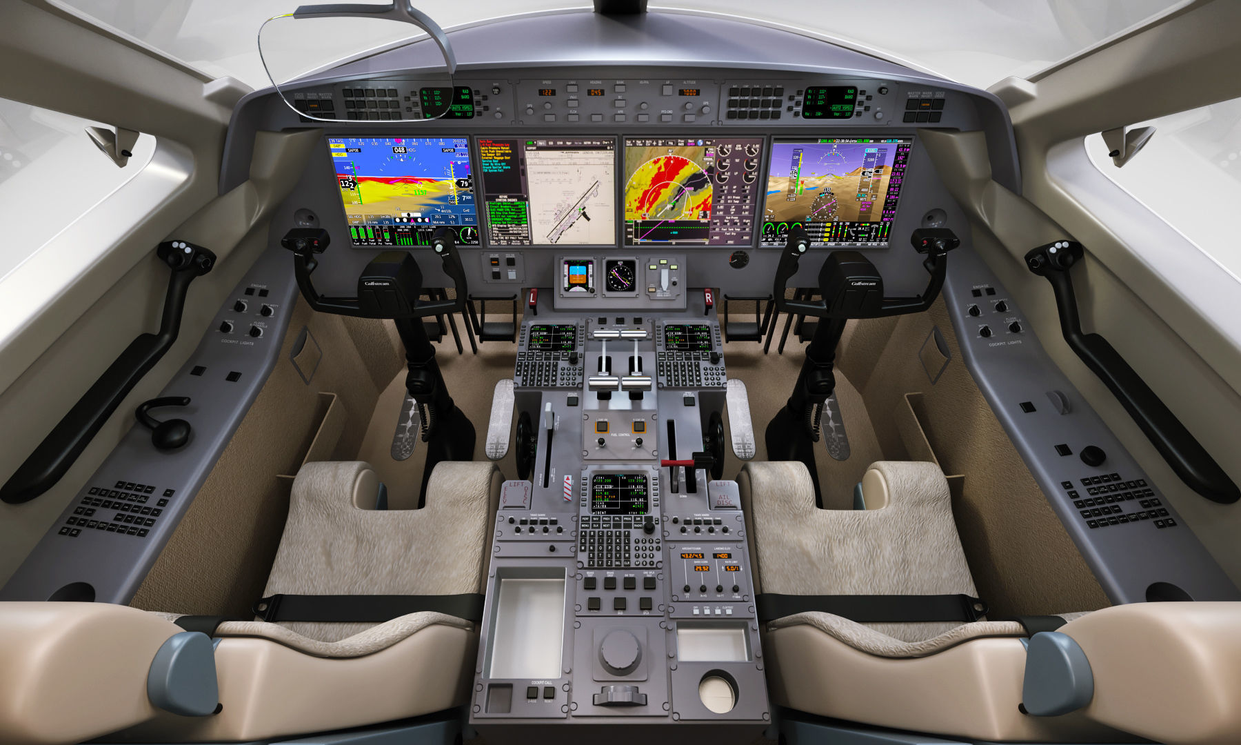 Gulfstream G550 Business Jet 3D model_43