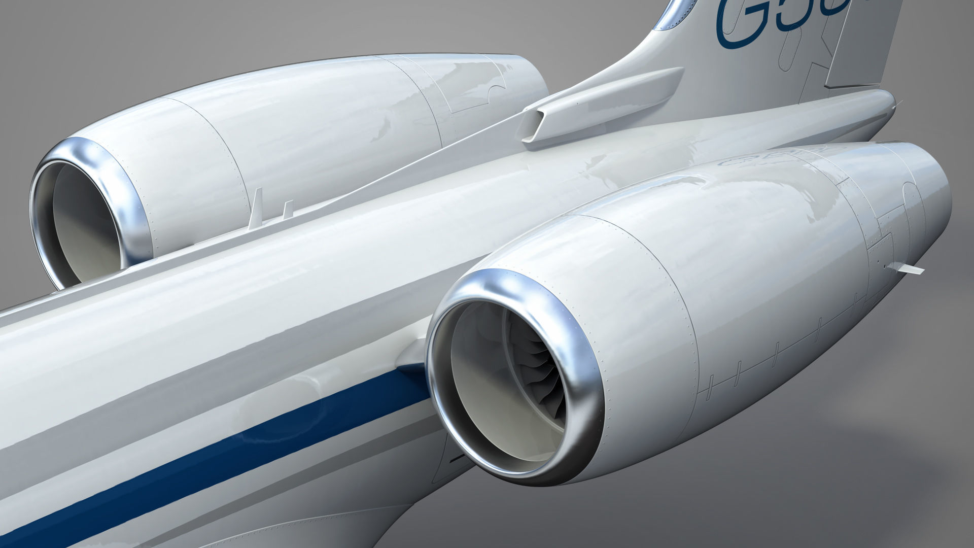 Gulfstream G550 Business Jet 3D model_17