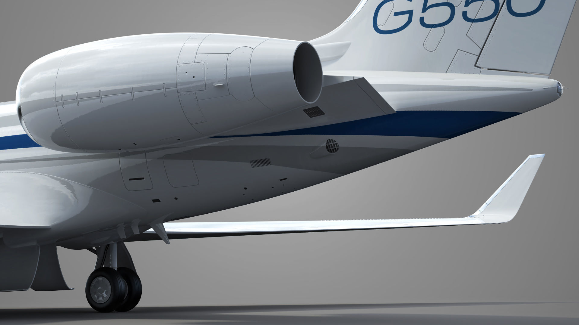 Gulfstream G550 Business Jet 3D model_18