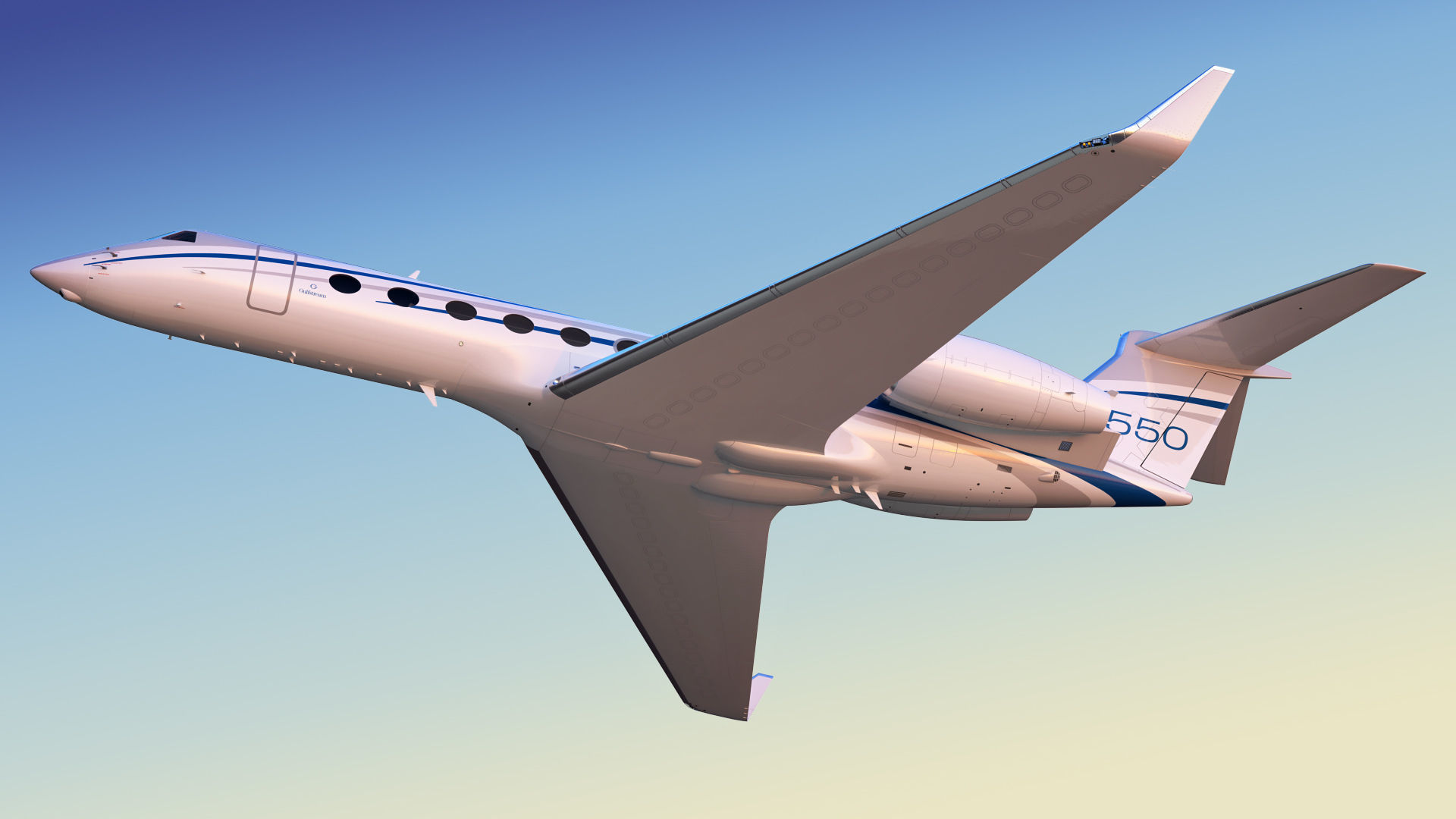 Gulfstream G550 Business Jet 3D model_31