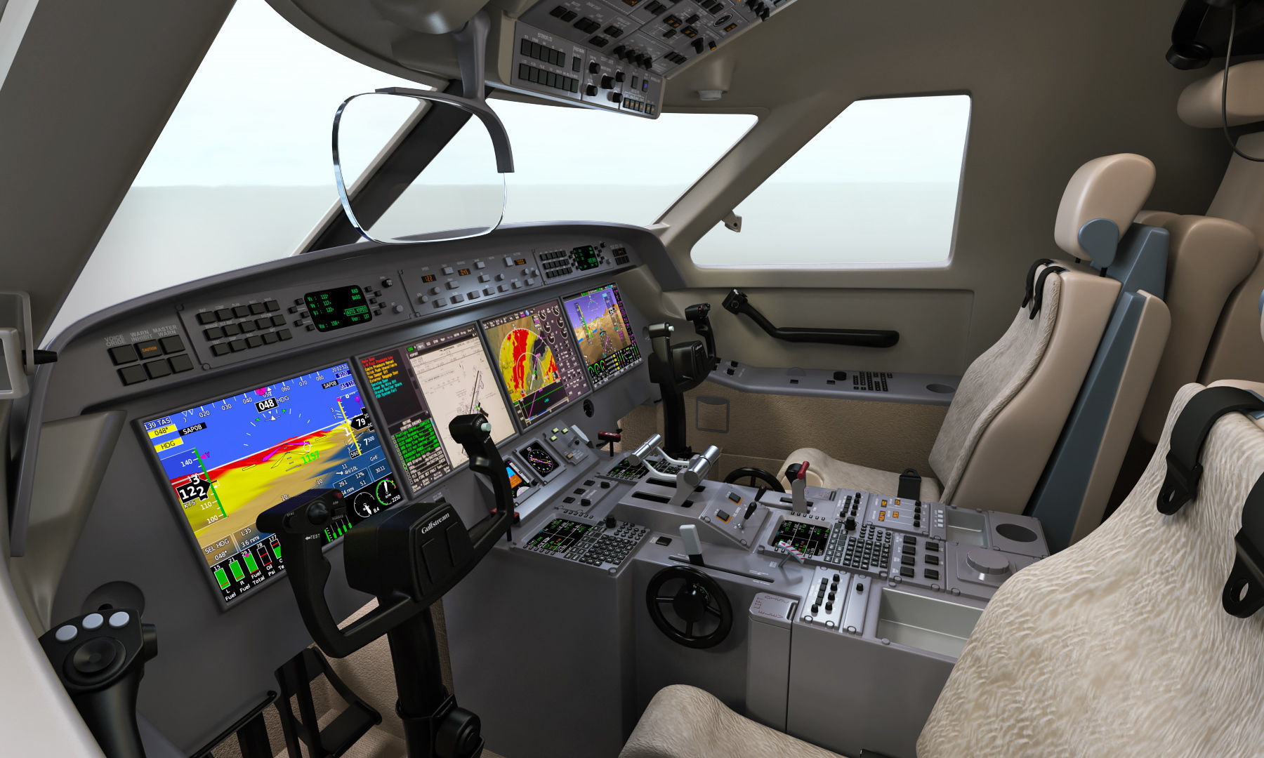 Gulfstream G550 Business Jet 3D model_44