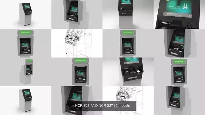 NCR S23 AND NCR S27 3D Model Collection