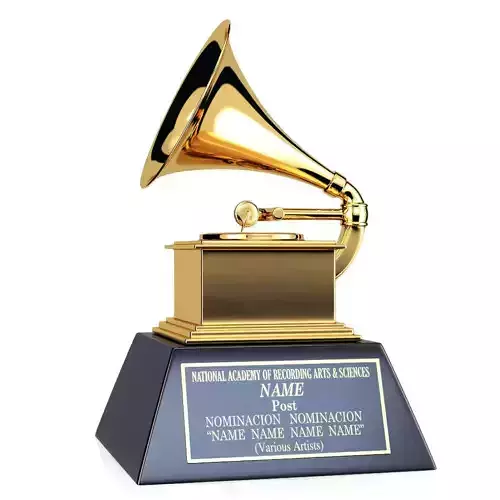 Grammy Award National Academy of Recording 3D model