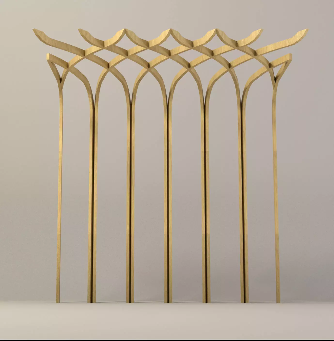 Eco-modern wall decor Free 3D model_0