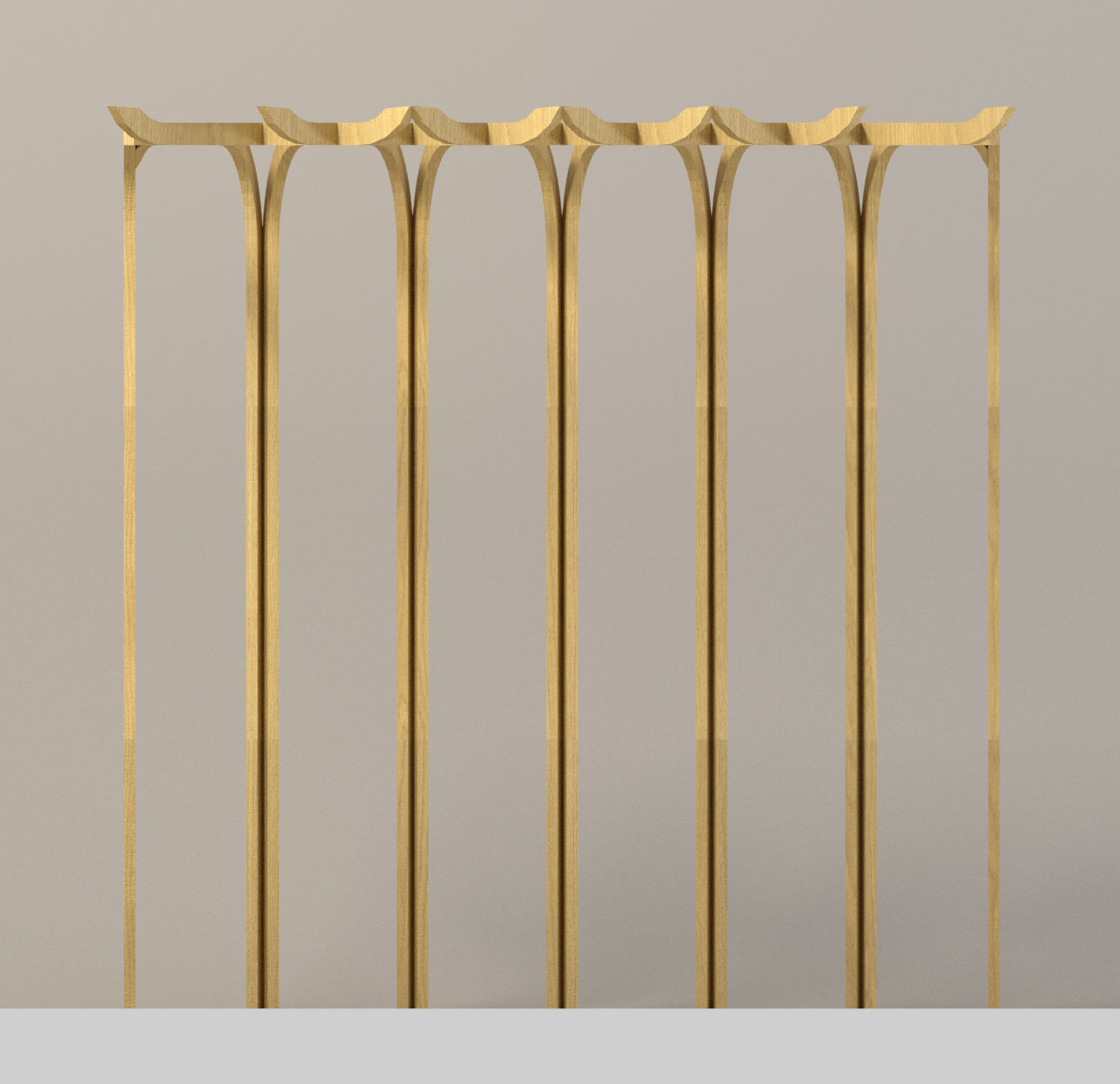 Eco-modern wall decor Free 3D model_4