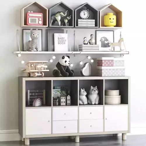 Childrens furniture and toys 7 3D model