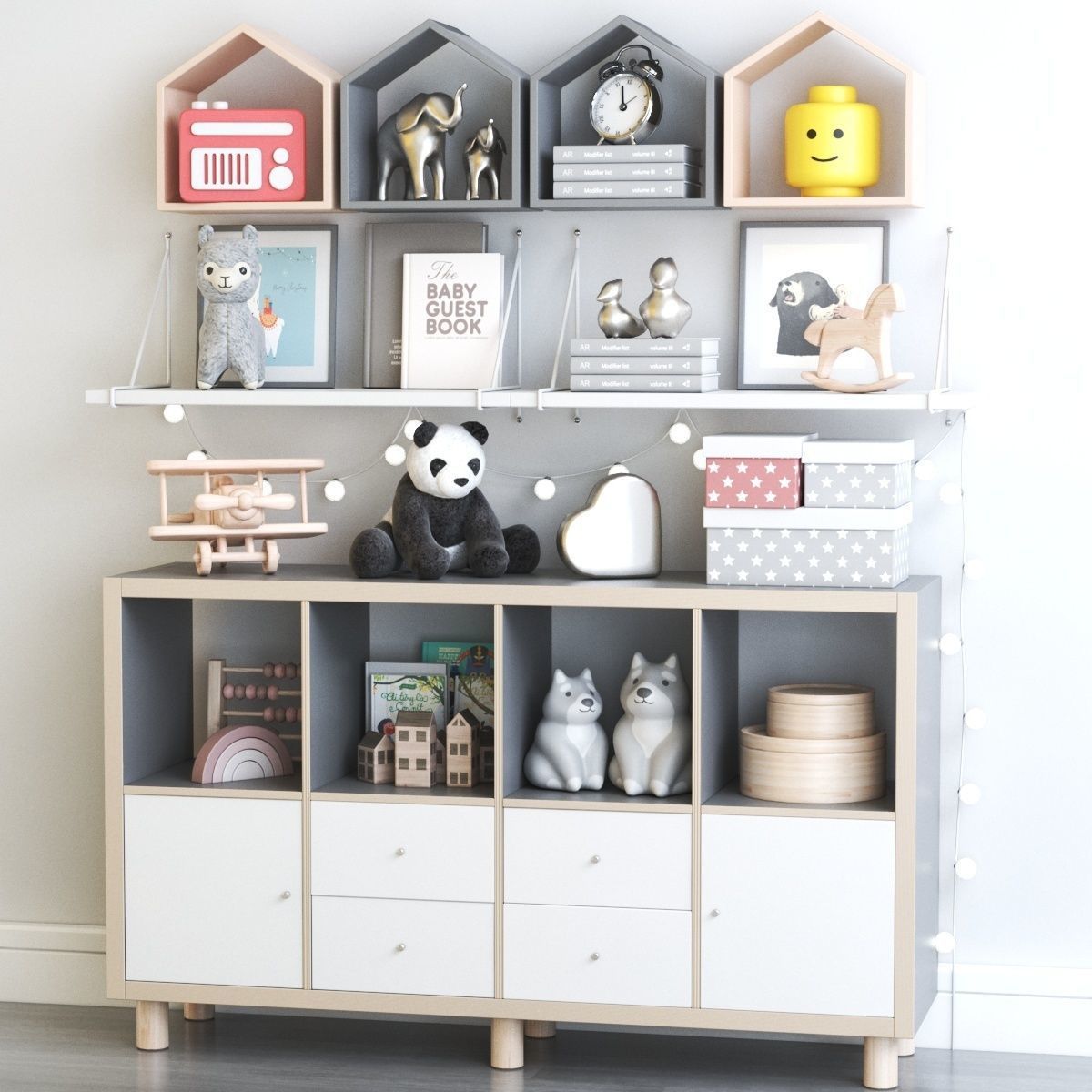 Childrens furniture and toys 7 3D model_4