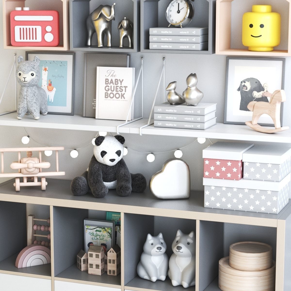 Childrens furniture and toys 7 3D model_5